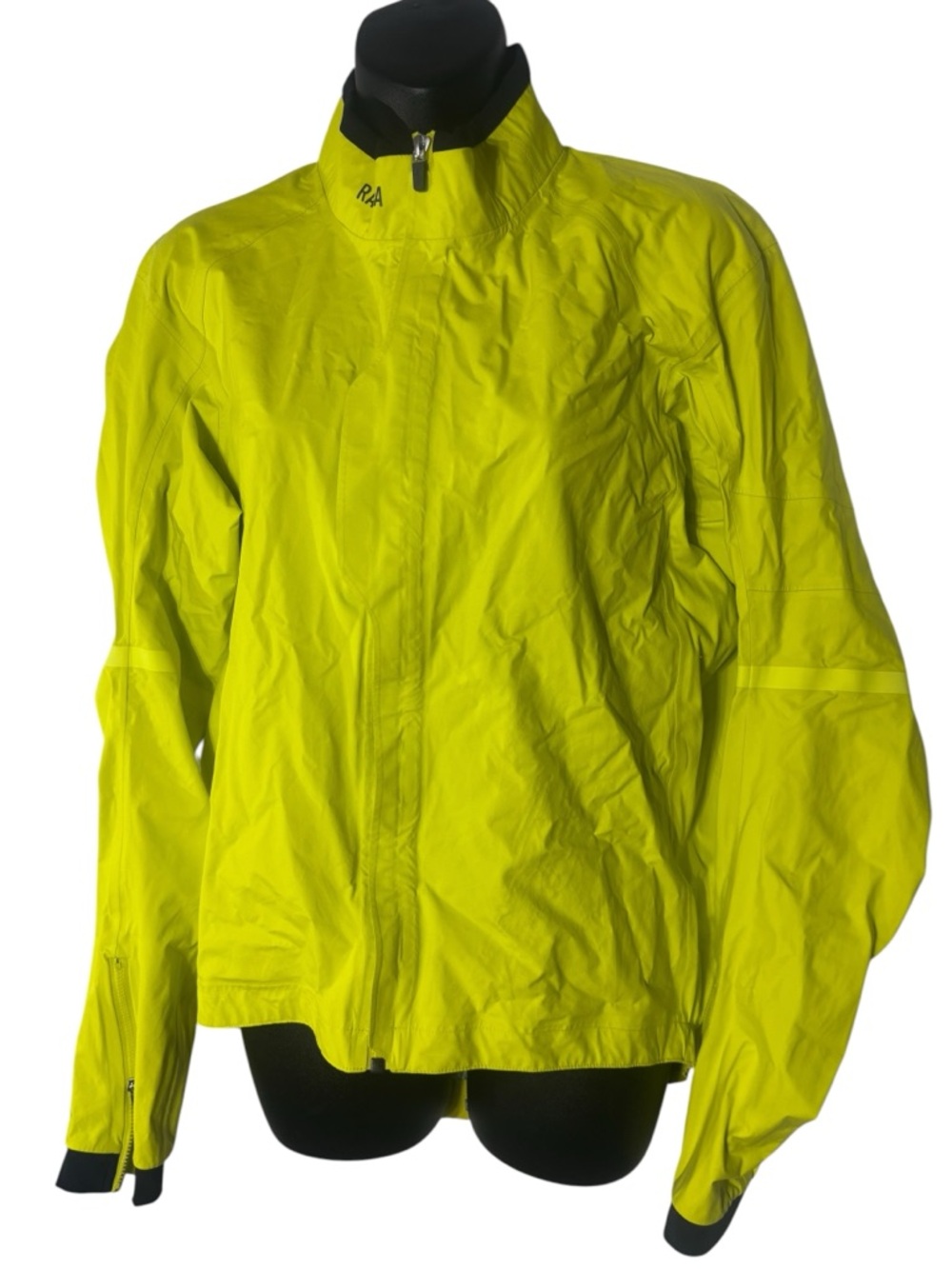 Rapha forcats de la route men’s xl yellow‎ green cycling jacket lightweight